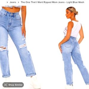 Fashion Nova mom jeans